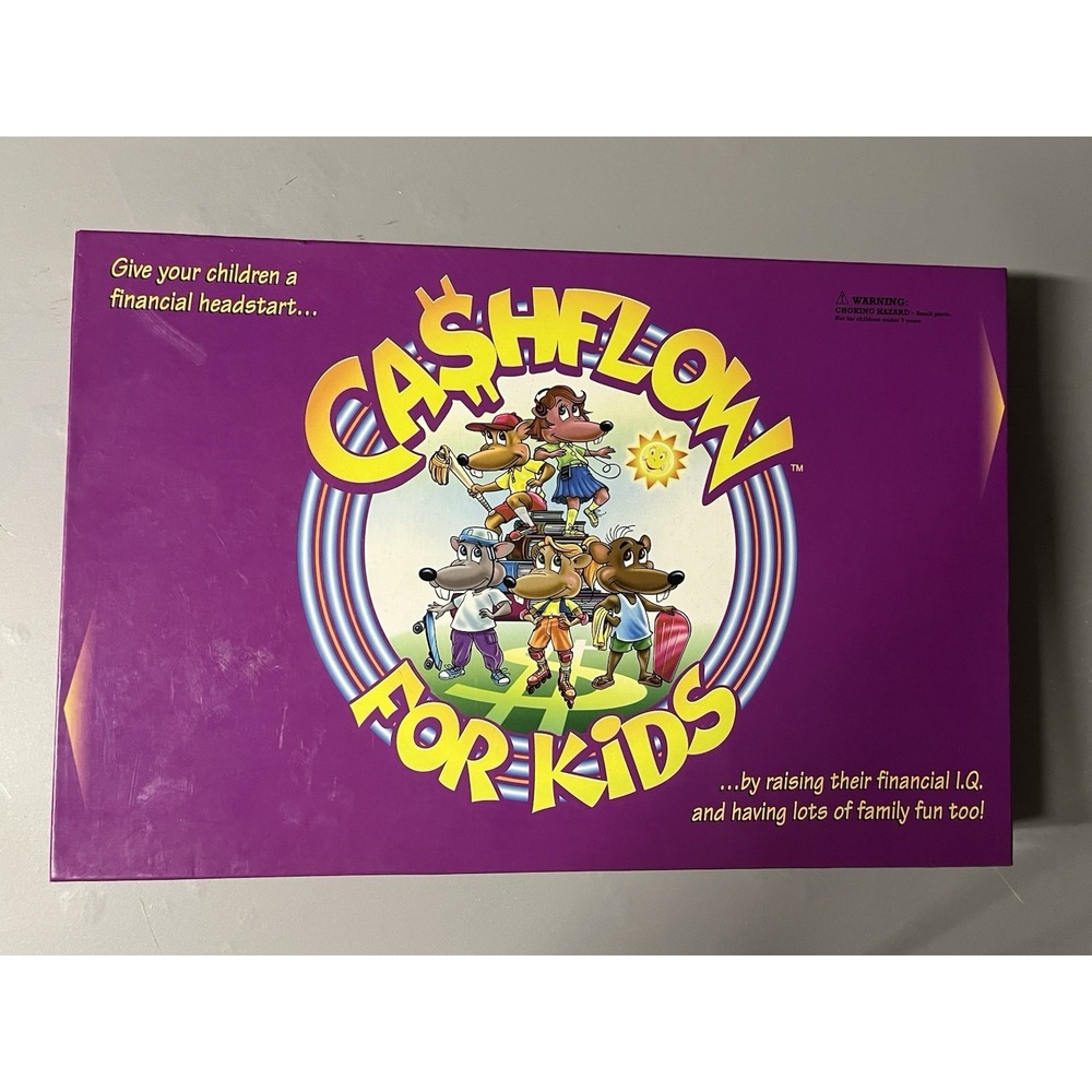Rich Dad Poor Dad CASHFLOW for Kids By Robert Kiyosaki Board Game for Children